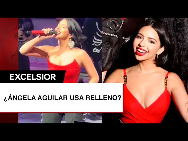 ⁣¿Ángela Aguilar usa relleno? Usuarios en redes aseguran que así resalta sus curvas