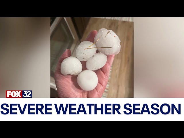⁣Could climate change be contributing to the frequency of large hail?