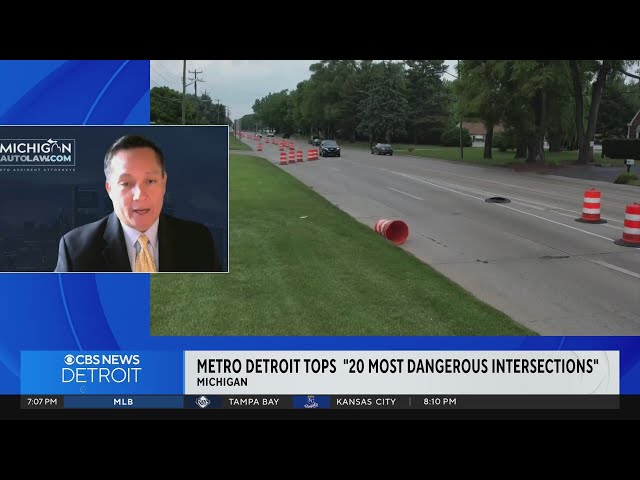 ⁣A look into Michigan's 20 most dangerous intersections