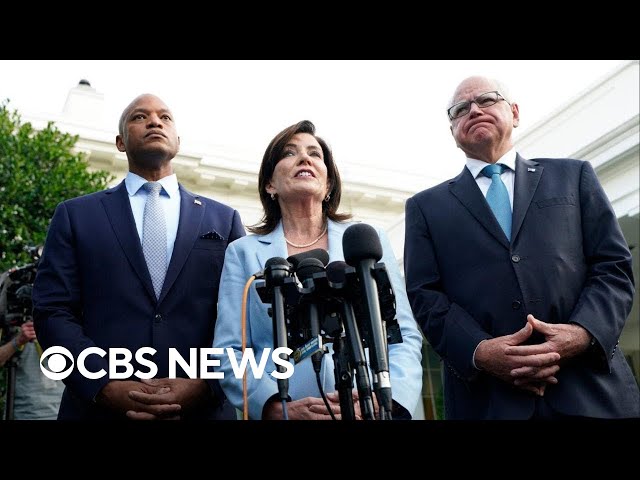 ⁣Democratic governors reaffirm support for Biden after meeting
