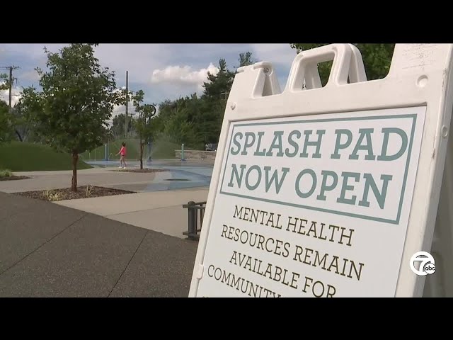 ⁣Rochester Hills Splash Pad reopens 18 days after mass shooting