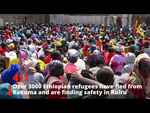 ⁣Over 3000 Ethiopian refugees have fled from Kakuma and are finding safety in Ruiru