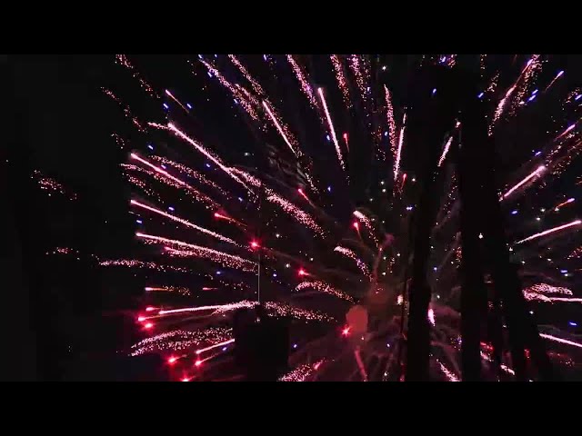 ⁣Fourth of July fireworks at Carowinds, July 3, 2024