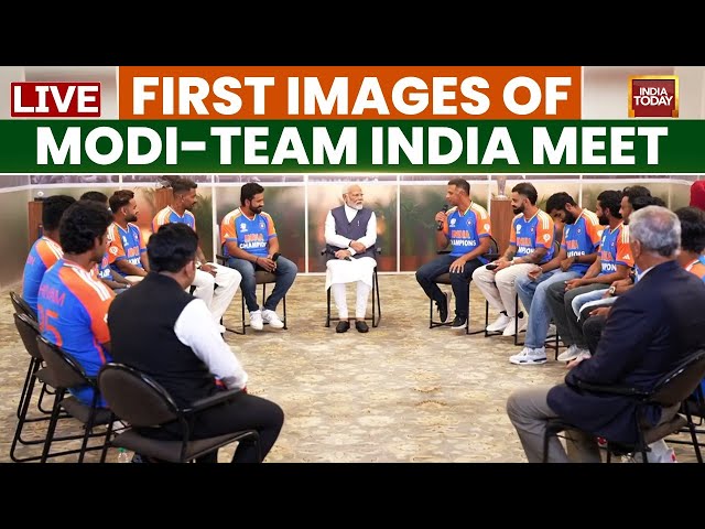 ⁣LIVE: Team India Meets Prime Minister Narendra Modi In New Delhi After T20 World Cup Triumph