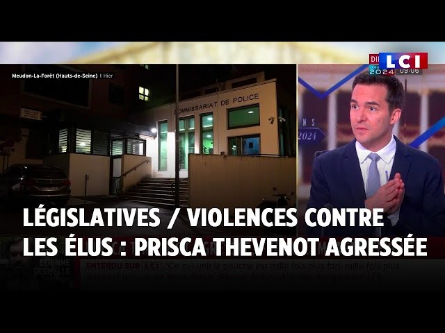 ⁣Législatives / violences contre les élus : Prisca Thevenot agressée avec son équipe