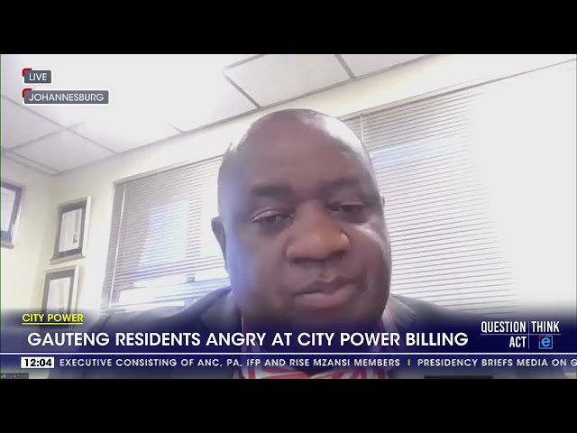 ⁣Gauteng residents angry at City Power billing