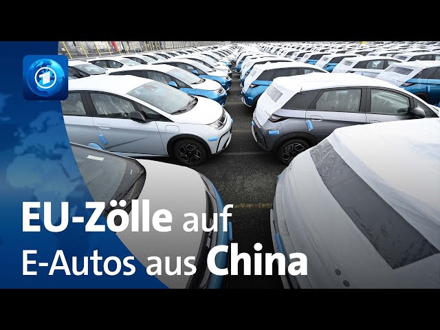 ⁣Handelsstreit: vorläufige Strafzölle der EU auf E-Autos aus China
