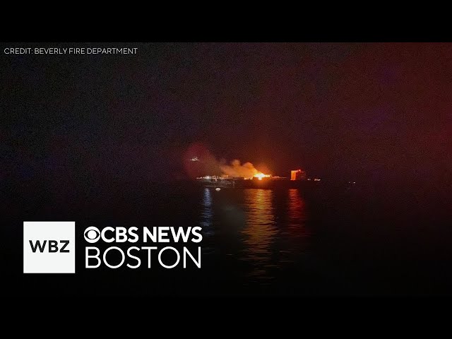 ⁣Marblehead cancels fireworks show after fire breaks out on barge