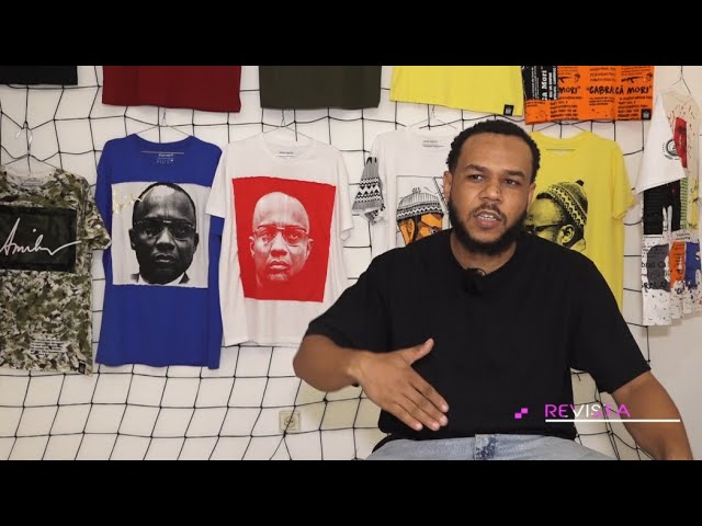 ⁣Kaza Preta celebra centenário de Cabral com coleção de T-shirts
