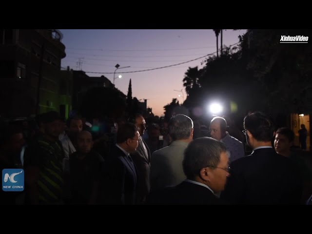 ⁣Chinese embassy donates solar-powered lighting to Damascus