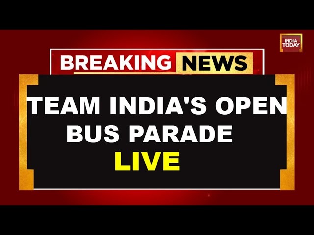 ⁣Team India Victory Parade LIVE| Victory March|T20 World Champion |Cricket | BCCI| India Today LIVE