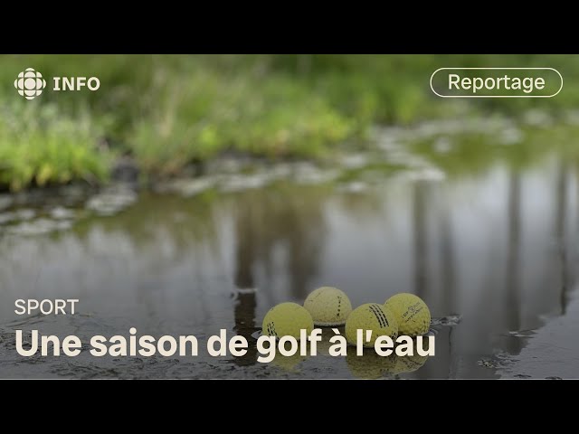 ⁣Les pluies compromettent l'activité des golfeurs à Winnipeg