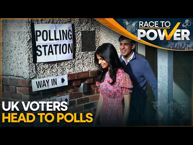 ⁣UK Elections 2024: Voters head to polls across UK in general election | Race to Power | LIVE