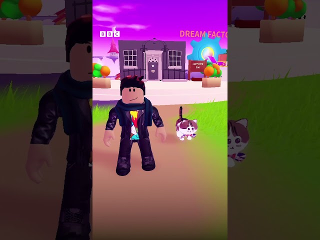 ⁣Larry the Cat in Roblox - BBC