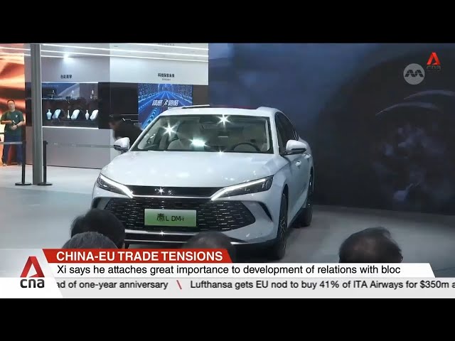 ⁣EU's new tariffs on Chinese EVs set to kick in on Jul 4