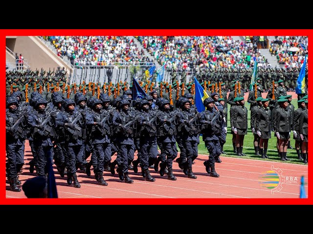 ⁣WATCH: The colorful parade of RDF and Security Forces | #Kwibohora30