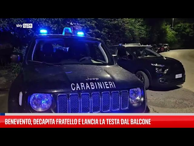 ⁣Sgozza e decapita il fratello poi chiama i carabinieri