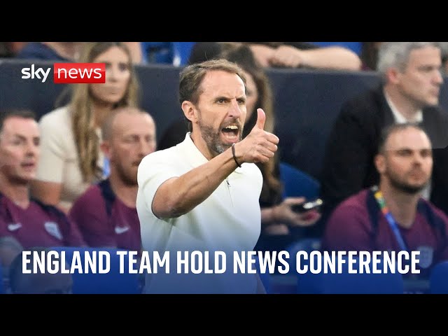 ⁣Watch live: England team hold news conference ahead of Saturday's match against Switzerland
