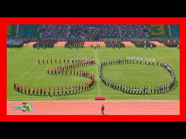 ⁣RDF and National Police Form "30" to Symbolize Three Decades Since Rwanda's Liberatio