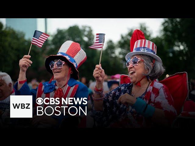 ⁣Boston ready for July 4th fireworks, Pops concert