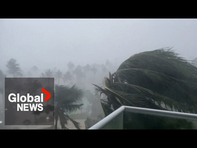 ⁣Hurricane Beryl batters Jamaica with heavy rains and winds