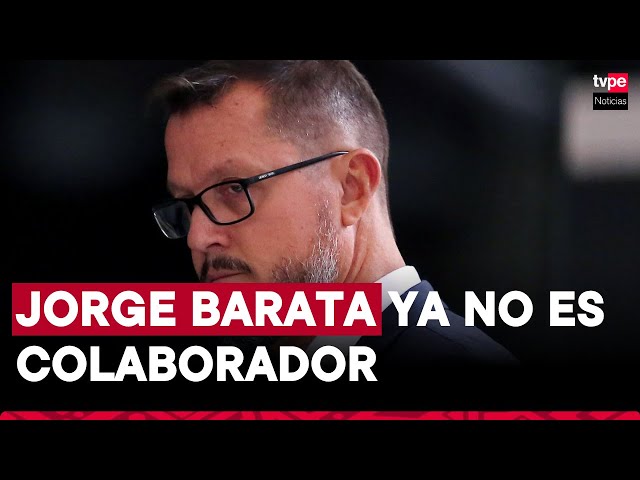 ⁣Jorge Barata: Poder Judicial revoca acuerdo de colaboración eficaz y pide formalar acusación fiscal