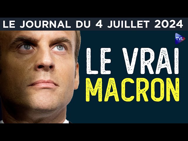 ⁣Macron : stratège de génie ou fou dangereux ? - JT du jeudi 4 juillet 2024