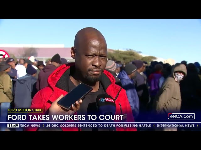 ⁣Motor Strike | Ford takes workers to court