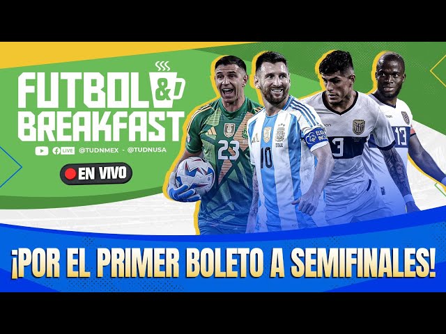 ⁣ EN VIVO | ARRANCAN  los CUARTOS  DE FINAL de la Copa América | Futbol & Breakfast