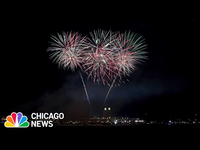 ⁣FULL Fireworks show at Chicago's Navy Pier!  (Fourth of July 2024)
