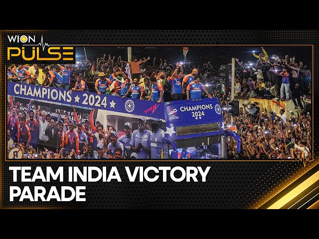 ⁣India celebrates T20 World Cup triumph with parade | WION Pulse