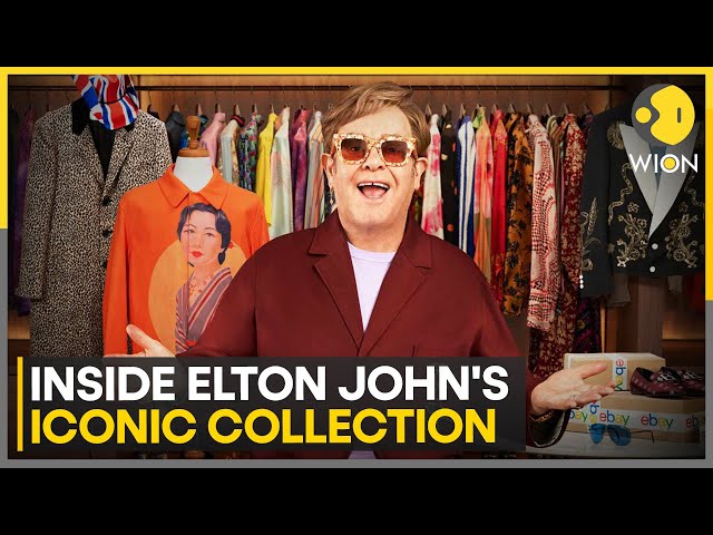 ⁣Elton John is auctioning off his iconic wardrobe | Latest English News | WION