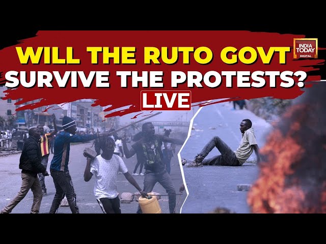 ⁣Kenya Protests Live | Kenya Protest Against Finance Bill Live | Nairobi City Protest | India Today