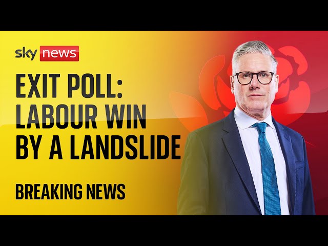 ⁣Exit Poll: Labour to win by a landslide | Vote 2024
