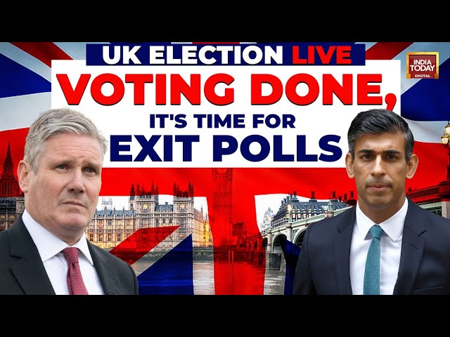 ⁣UK General Election 2024: Exit Polls  | Exit Polls Suggest Labour Party Heading For Huge Majority