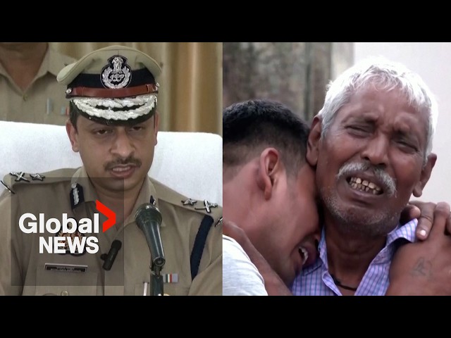 ⁣India stampede: Police arrest 6 people over deadly religious event