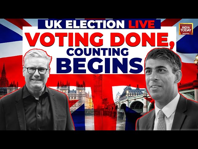 ⁣UK General Election 2024 LIVE: Voting Counting Begins  | Can Labour Party Win UK After 2005?