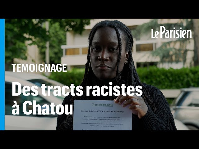 ⁣À Chatou, des habitants visés par des tracts racistes : « Ça me terrifie », témoigne Naomi