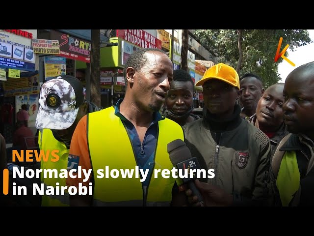 ⁣No protests witnessed in Nairobi as earlier planned