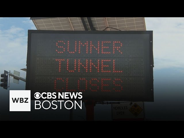 ⁣Boston's Sumner Tunnel will close for one month