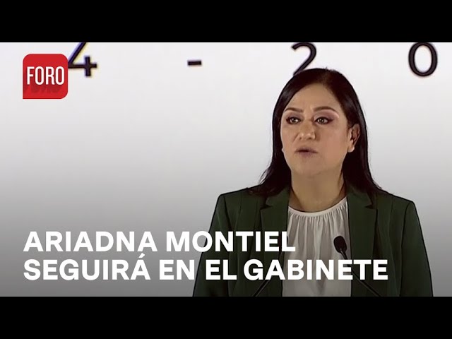 ⁣Ariadna Montiel sigue en la Secretaría Bienestar - Paralelo 23