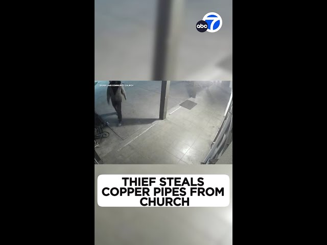 ⁣Thief steals copper pipes from Silver Lake church twice in one month