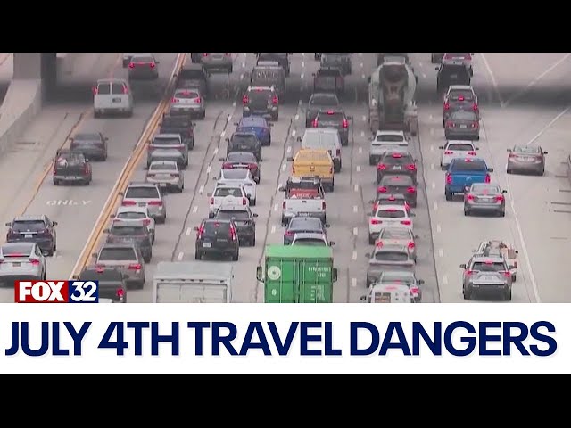 ⁣Travelers over Fourth of July weekend urged to be extra cautious, plan ahead