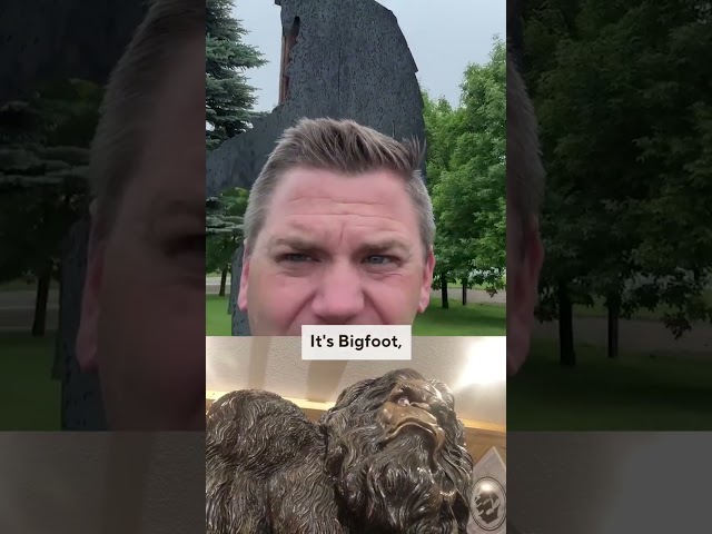 ⁣Bigfoot is a BIG deal in this Minnesota community #shorts