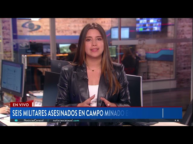⁣Seis militares muertos y cuatro heridos deja campo minado en Antioquia