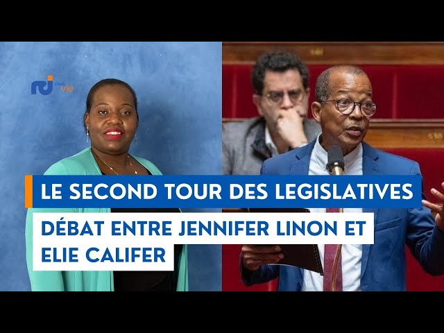⁣Le second tour des législatives - Débat entre Elie CALIFER et Jennifer LINON