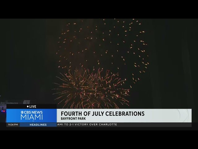⁣Fourth of July celebrations underway in South Florida