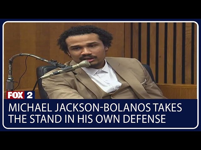 ⁣Michael Jackson-Bolanos takes the stand in his own defense