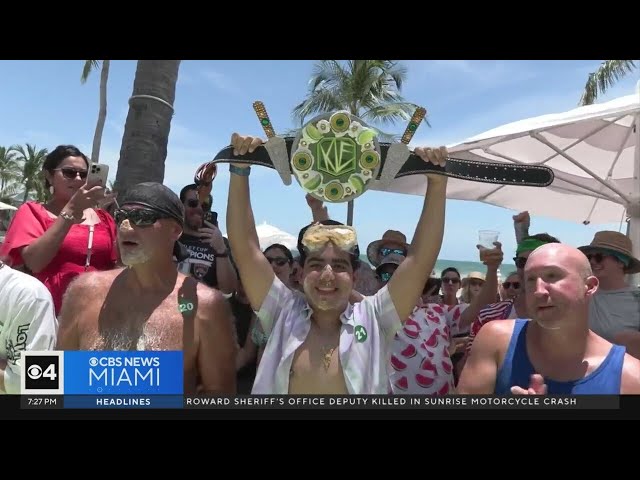 ⁣Teen from Honduras wins Key West's Fourth of July Key lime pie eating contest