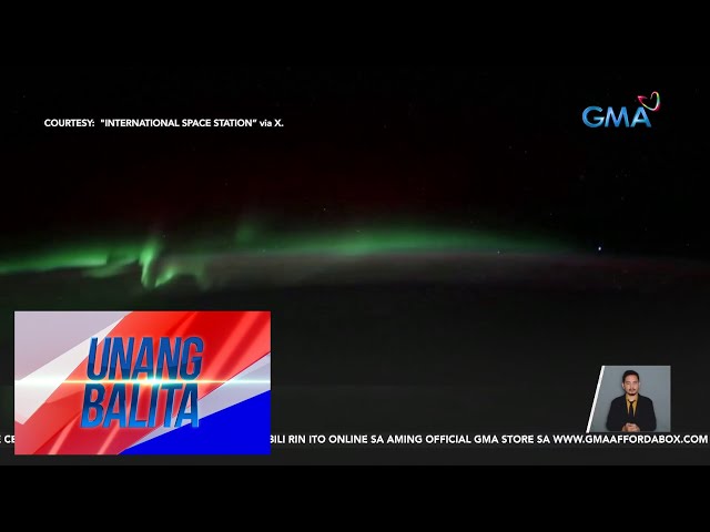 ⁣Nakamamanghang Aurora Lights, namataan mula sa International Space Station | Unang Balita
